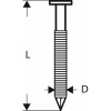 Full head strip nail SN21RK 90RHG 3.1 mm, 90 mm, hot-dip galvanised, grooved 2500 ks Bosch Accessories 2608200041 Rozmery (d x š) 90 mm x 3.1 mm; 2608200041