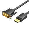 Vention HAFBG adaptér na video kábel 1,5 m DisplayPort DVI Čierna (HAFBG)