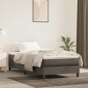 vidaXL Matrac s taštičkovými pružinami tmavosivý 90x210x20 cm zamat - Sivá - 207879-141491