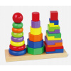 VIGA Drevené kocky Skladačka pyramídy