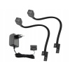 LED nočná lampa na čítanie postele Flexi Q USB +ZA (LED nočná lampa na čítanie postele Flexi Q USB +ZA)