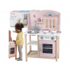 Viga Toys VIGA PolarB Drevená kuchynská linka s príslušenstvom Silver - Pink
