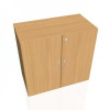 Policová skriňa Drive, zámok, 80x74x42 cm, buk/buk