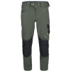 CERVA NEURUM PFM PLUS / Pánske pracovné elastické nohavice do pása - olivová 50