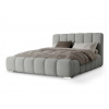 Wilsondo Čalúnená manželská posteľ s úložným priestorom Velo 140x200 - sivá Royal