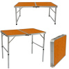 Amanka Skladací výškovo nastaviteľný kempingový stôl 90x60x70 cm Ľahký skladací stôl