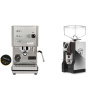 Profitec GO, brushed stainless steel + Eureka Mignon Specialita, NX black