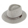 Fiebig - Headwear since 1903 Letné šedý fedora klobúk od Fiebig - Traveller Toyo Veľkosť: 59 cm (L)