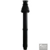 Regulus Komínek 60/100 PP černý průchod otvorem pr. 125 mm 11253