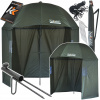 RYBÁRSKY PARASOL STAN S BOKMI 3/4 250 cm 2,5 m HOKKAIDO SÚČASŤOU BALENIA