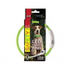 Obojok DOG FANTASY svetelný USB zelený 45 cm 1ks