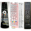 General LOGIK COMBO TV-DVD L19DIGB10, L19DVDB10, L19DVDP10, L22DVDB10, L22DVDB20, L24DIGB10, L24DVDB19 - náhradní dálkový ovla