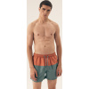 Korálovo-zelené pánske plavecké šortky Henderson 42611 Resort M-4XL