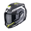 Moto přilba SCORPION EXO-TECH EVO CARBON COSY černo/fluo žlutá - Velikost L