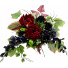 Veniec, kvety ikebana na hrob - Banda chryzantém náhrobok cintorín 80cm (Veniec, kvety ikebana na hrob - Banda chryzantém náhrobok cintorín 80cm)