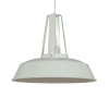 Collectione Krémové závesné kovové retro svetlo Industria Shiny cream - Ø 36*32 cm - Collectione