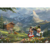 SCHMIDT Puzzle Mickey & Minnie v Alpách 1000 dielikov