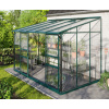 Skleník VITAVIA IDA 6500 sklo 3 mm + PC 6 mm zelený LG4646