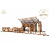 Ugears 3D drevené mechanické puzzle Harry Potter - vlakové nástupište
