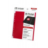 Ultimate Guard 18-Pocket pages Side-Loading (10) - Red