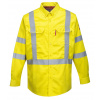 PORTWEST HI-VIS BIZFLAME FR95 / Nehorľavá reflexná košeľa - HV žltá S