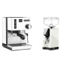 Rancilio Silvia BC, white + Eureka Mignon Silenzio, CR white