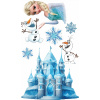 CUKROVÁ TLAČ jedlý obrázok na tortu Cukrová hmota FROZEN ELSA ANNA KRAJINA ĽADU #