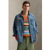 Rifľová košeľa Polo Ralph Lauren Long Sleeve Sport Shirt pánska, regular, s klasickým golierom, 710963181 modrá M