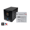 Záložní zdroj MHPower MPU-300-12 UPS 300W 12V čistý sinus + baterie