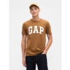 GAP Tričko s logom Everyday Soft Hnedá L