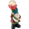 OBI LED Solárna dekoratívna lampa trpaslík, červený 10 x 8,5 x 24 cm