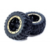 BlackZon 1:16 Slyder MT/ST: Nalepené gumy MT Zlaté 2 ks (HPI540087)