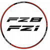 Yamaha FZ8 FZ1 Fazer remienky na kolesá a disky nálepky
