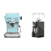 Ascaso Dream ONE, Kid Blue + Eureka Mignon Specialita, CR anthracite
