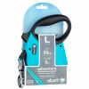 Alcott Adventure Retractable Leash Blue - reflexné automatické vodítko pre psa, modré - L
