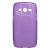 Puzdro gumené Samsung G386 Galaxy Core fialové