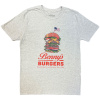 Tričko Stranger Things - Stranger Things - Benny’s Burger Šedá M