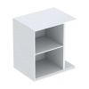 Geberit iCon Bočná skrinka 37x40x27 cm, otvorená, lesklá biela 502.325.01.1