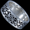 Silver.ag Prsteň strieborný, obrúčka R2655