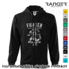 Mikina RANGER® - FIGHTER - a Čierna XXL