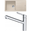 Set Franke G189 (dřez BFG 611 Sahara + baterie FC 3055.031 ORBIT Chrom) 114.0650.596