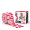 RockTape kineziologický tejp 5 cm x 5 m, design: maskování ružová