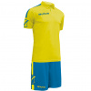 Futbalový set dres + šortky Givova Kit Play, žltá / kráľovsky modrá Veľkosť: M