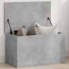 Úložný regál betonově šedý 60 x 35 x 35 cm kompozitní dřevo Šedá 840677