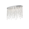Stropné svietidlo Ideal lux 008455 RAIN CLEAR PL5 5xE14 40W chróm