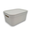 Úložný dekoratívny box s vekom DECO JIVE 5l - biely 26x18x13