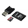 KINGSTON 256GB microSDHC Canvas React Plus 280R/160W U3 UHS-II V90 Card + SD Adptr + čtečka