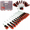 MILWAUKEE 4932472003 sada skrutkovačov Tri-lobe 12-dielna, PL+PH+PZ, magnet, KUFR