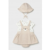 Šaty pre bábätká Mayoral Newborn 1631.2D.Newborn.PPY2 béžová 80