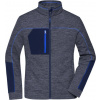 DAIBER JN 1817 / Dámska pletená fleecová bunda - navy melange/navy/royal M